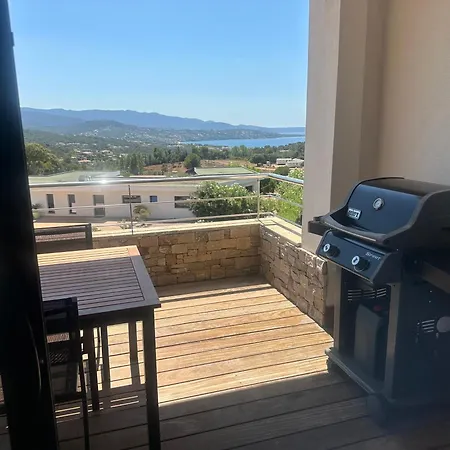 Les Jardins Du Lägenhetshotell Porticcio (Corsica)